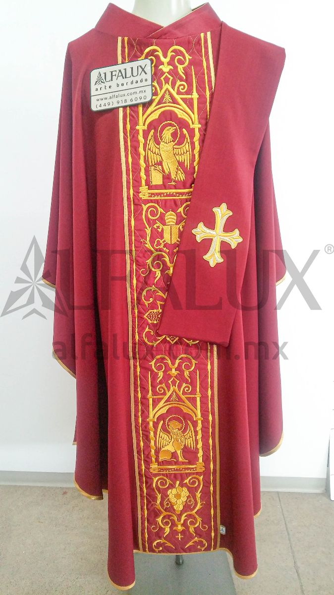 25 CUATRO EVANGELISTAS Rojo Quemado Central 931 Estola